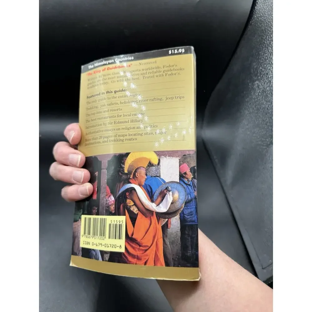 Vintage Fodors Himalayan Countries 1990 Paperback Book EUC!